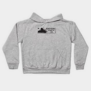 WWII Ration Stamps: Tank Kids Hoodie